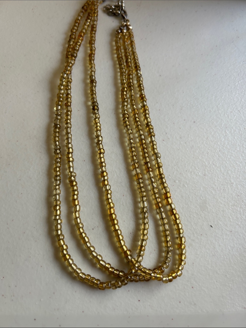 Elegant Gold Beaded Necklace